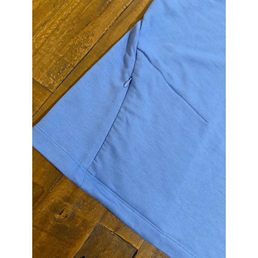 Graham Luxe Mens 2XL Periwinkle Blue Quarter Zip Pullover Performance Sweatshirt - Picture 3 of 12